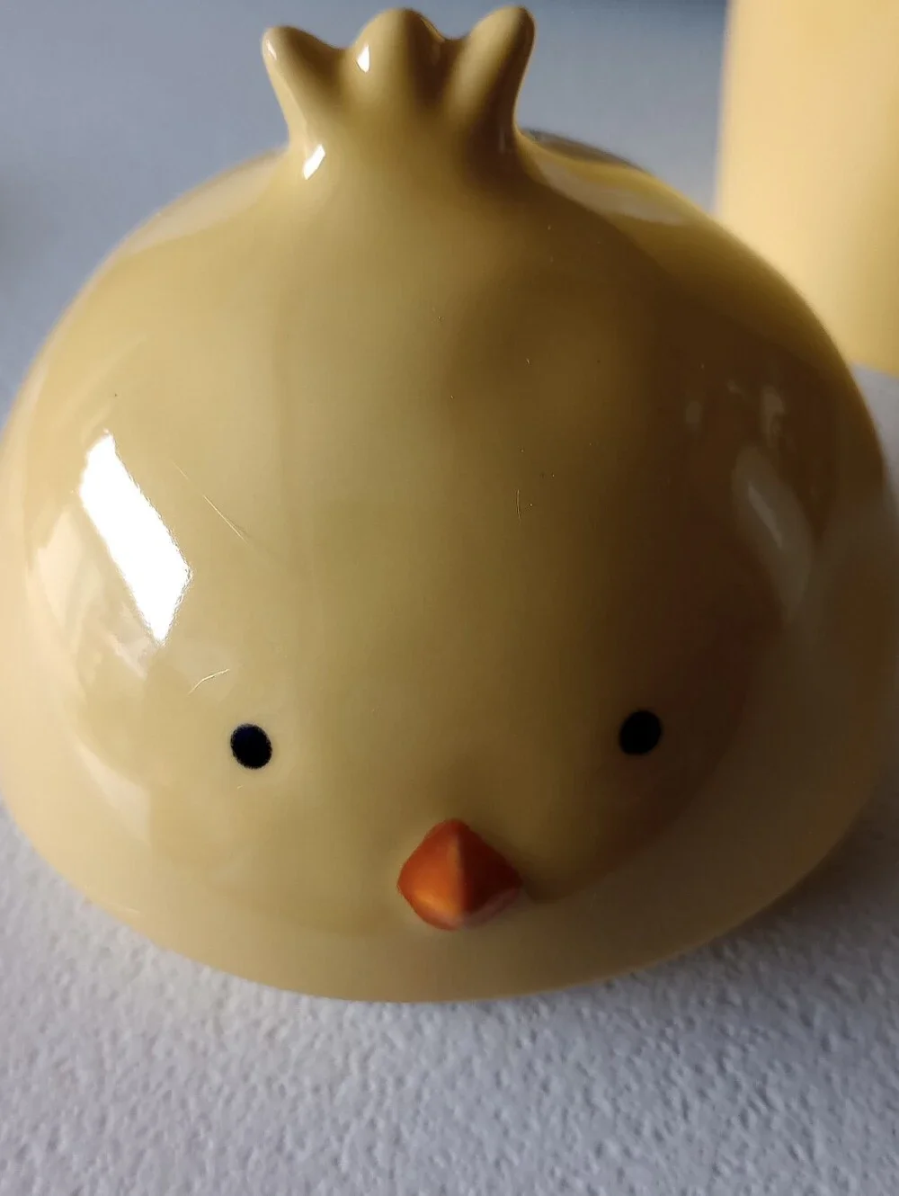 NIB Rae Dunn Yellow Ceramic Cotton 